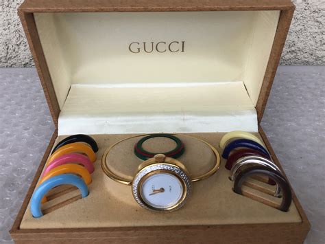 vintage Gucci bangle watch